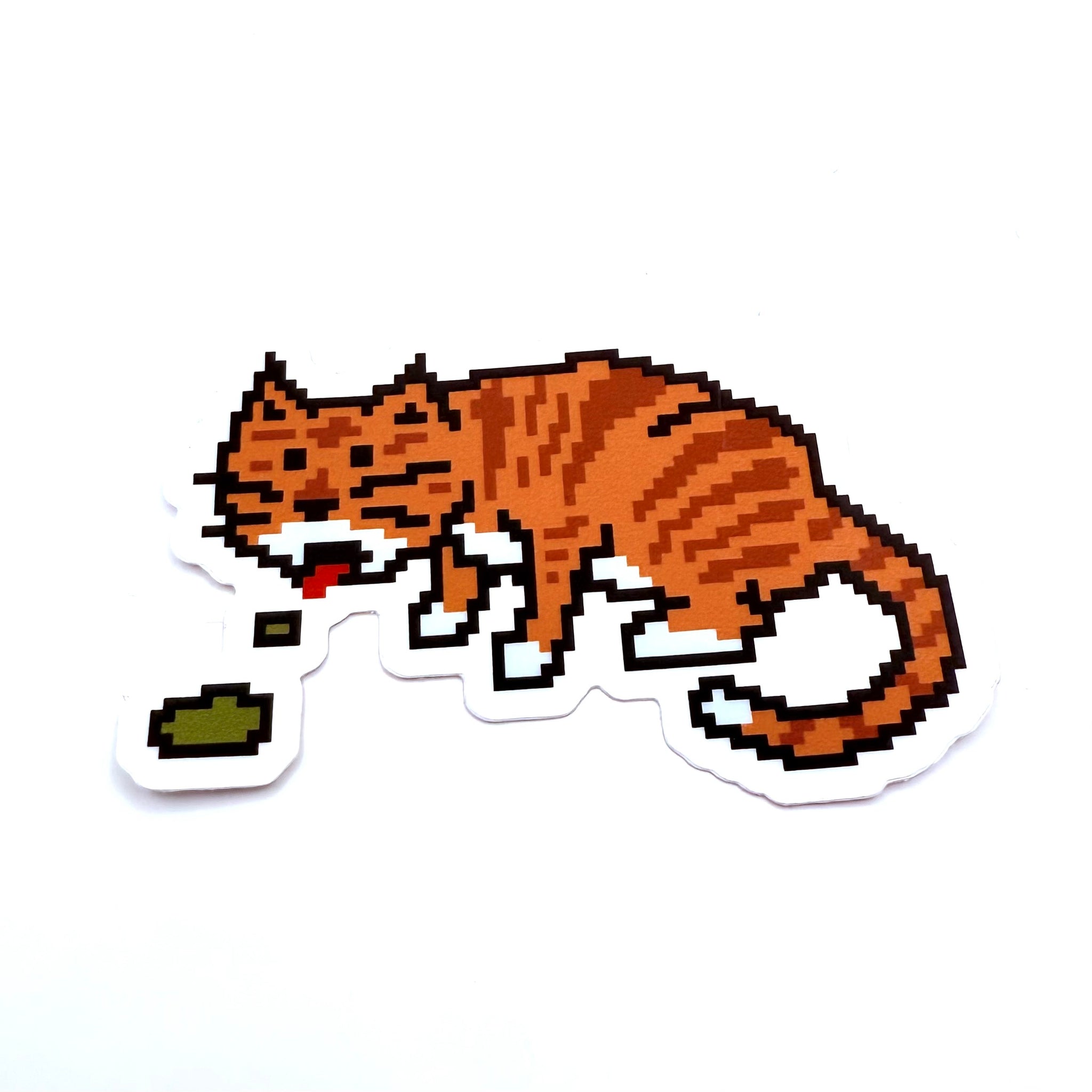 ORANGE CAT'S MEOW STICKER