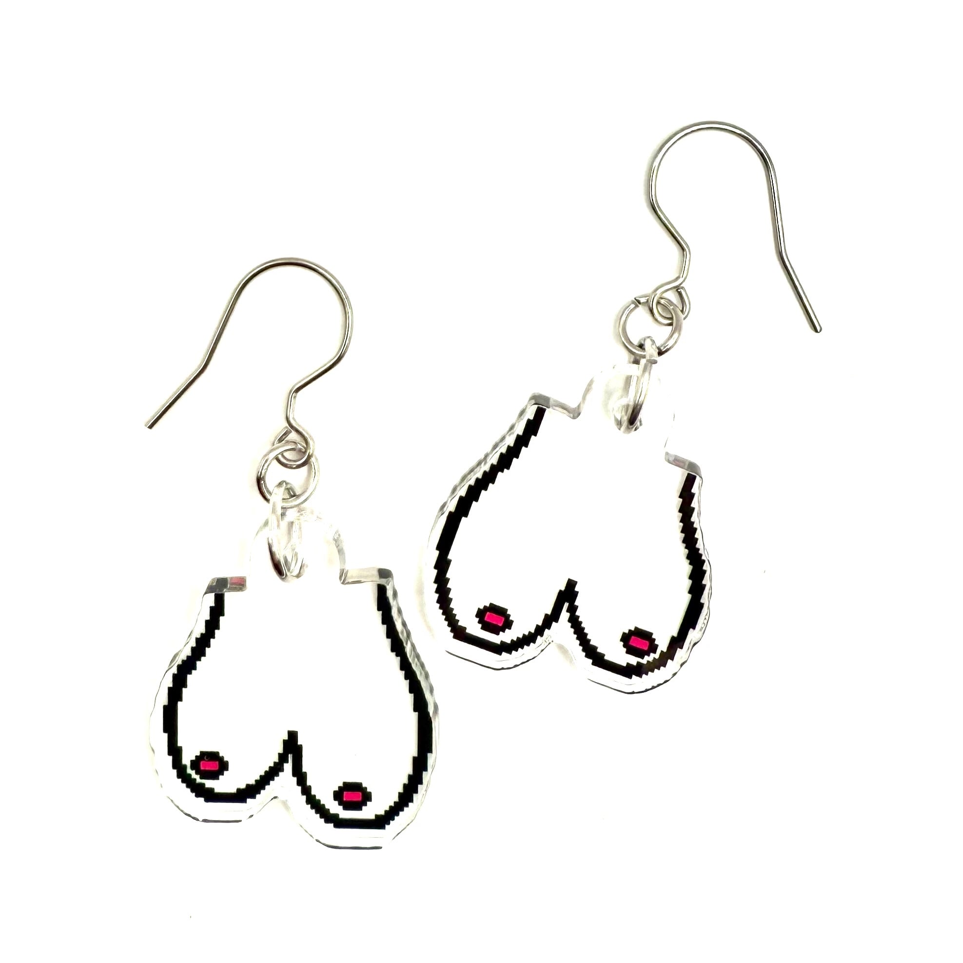 THE GIRLS EARRINGS CLEAR
